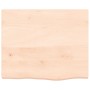 Encimera de baño madera maciza sin tratar 60x50x(2-4) cm de vidaXL, Encimeras - Ref: Foro24-3156012, Precio: 64,87 €, Descuen...