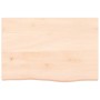 Encimera de baño madera maciza sin tratar 60x40x(2-4) cm de vidaXL, Encimeras - Ref: Foro24-3156009, Precio: 58,31 €, Descuen...