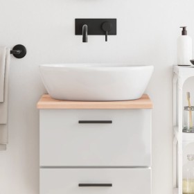 Solid untreated wood bathroom countertop 40x60x2 cm by vidaXL, Countertops - Ref: Foro24-3156002, Price: 36,08 €, Discount: %