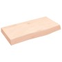 Encimera de baño madera maciza sin tratar 60x30x(2-6) cm de vidaXL, Encimeras - Ref: Foro24-3156007, Precio: 55,99 €, Descuen...