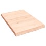 Encimera de baño madera maciza sin tratar 40x60x(2-4) cm de vidaXL, Encimeras - Ref: Foro24-3156003, Precio: 45,99 €, Descuen...