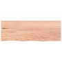 Encimera baño madera maciza tratada marrón claro 80x30x(2-4) cm de vidaXL, Encimeras - Ref: Foro24-3156114, Precio: 47,96 €, ...