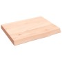 Encimera de baño madera maciza sin tratar 40x30x(2-4) cm de vidaXL, Encimeras - Ref: Foro24-3155994, Precio: 31,48 €, Descuen...