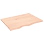 Encimera de baño madera maciza sin tratar 80x60x2 cm de vidaXL, Encimeras - Ref: Foro24-3156026, Precio: 64,49 €, Descuento: %