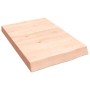 Encimera de baño madera maciza sin tratar 40x60x(2-6) cm de vidaXL, Encimeras - Ref: Foro24-3156004, Precio: 54,18 €, Descuen...