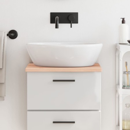 Untreated solid wood bathroom countertop 40x30x2 cm by vidaXL, Countertops - Ref: Foro24-3155993, Price: 23,99 €, Discount: %