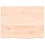 Untreated solid wood bathroom countertop 40x30x2 cm by vidaXL, Countertops - Ref: Foro24-3155993, Price: 23,99 €, Discount: %