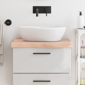 Encimera de baño madera maciza sin tratar 60x50x(2-6) cm de vidaXL, Encimeras - Ref: Foro24-3156013, Precio: 69,99 €, Descuen...