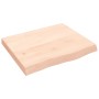 Encimera de baño madera maciza sin tratar 60x50x(2-6) cm de vidaXL, Encimeras - Ref: Foro24-3156013, Precio: 68,93 €, Descuen...