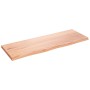 Encimera de baño madera maciza tratada marrón claro 80x30x2 cm de vidaXL, Encimeras - Ref: Foro24-3156113, Precio: 43,75 €, D...