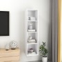 Wall-mounted TV stand made of white plywood, measuring 37x37x142.5 cm. by vidaXL, TV Furniture - Ref: Foro24-805489, Price: 5...