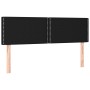 Cabecero con LED de tela negro 144x5x78/88 cm de vidaXL, Cabeceros y pies de cama - Ref: Foro24-3121472, Precio: 68,99 €, Des...