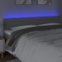 Light gray fabric headboard with LED 200x5x78/88 cm by vidaXL, Headboards and footboards - Ref: Foro24-3121774, Price: 69,33 ...