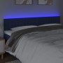 Blue fabric headboard with LED 200x5x78/88 cm by vidaXL, Headboards and footboards - Ref: Foro24-3121878, Price: 73,13 €, Dis...