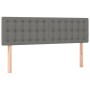 Dark gray fabric headboard with LED 144x5x78/88 cm by vidaXL, Headboards and footboards - Ref: Foro24-3122045, Price: 64,35 €...