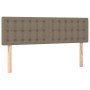 Cabecero con LED de tela gris taupe 144x5x78/88 cm de vidaXL, Cabeceros y pies de cama - Ref: Foro24-3122048, Precio: 66,78 €...