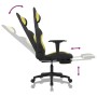 Silla gaming con reposapiés tela verde claro y negro de vidaXL, Sillones para videojuegos - Ref: Foro24-3143748, Precio: 131,...