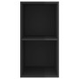 Glossy black plywood wall TV cabinet 37x37x72cm by vidaXL, TV Furniture - Ref: Foro24-805478, Price: 28,65 €, Discount: %