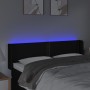 Kopfteil aus schwarzem Stoff mit LED 147x16x78/88 cm von vidaXL, Kopf- und Fußteile - Ref: Foro24-3123096, Preis: 78,60 €, Ra...