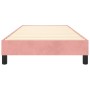 Estructura de cama de terciopelo rosa 90x190 cm de vidaXL, Camas y somieres - Ref: Foro24-3120747, Precio: 86,88 €, Descuento: %