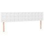 Cama box spring con colchón cuero sintético blanco 160x200 cm de vidaXL, Camas y somieres - Ref: Foro24-3127320, Precio: 470,...