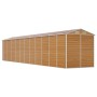 Caseta de jardín acero galvanizado marrón claro 191x980x198 cm de vidaXL, Cobertizos - Ref: Foro24-3188285, Precio: 1,00 €, D...