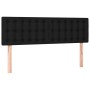 Cama box spring colchón y luces LED tela negro 140x200 cm de vidaXL, Camas y somieres - Ref: Foro24-3134039, Precio: 454,28 €...