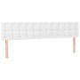 Boxspringbett mit Matratze und LED-weißem Kunstleder 160x200 cm von vidaXL, Betten und Lattenroste - Ref: Foro24-3134232, Pre...