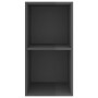 Wand-TV-Schrank aus glänzendem grauem Sperrholz, 37 x 37 x 72 cm von vidaXL, TV-Möbel - Ref: Foro24-805479, Preis: 38,74 €, R...