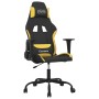 Gaming-Stuhl aus gelbem und schwarzem Stoff von vidaXL, Gaming-Stühle - Ref: Foro24-3143715, Preis: 119,33 €, Rabatt: %