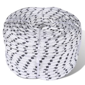 Braided polyester boat rope roll 6 mm x 50 m by vidaXL, Ropes and metal cords - Ref: Foro24-90459, Price: 20,99 €, Discount: %