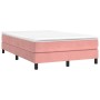 Boxspringbett mit rosa Samtmatratze 120x200 cm von vidaXL, Betten und Lattenroste - Ref: Foro24-3144326, Preis: 361,79 €, Rab...