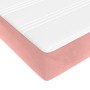 Cama box spring con colchón terciopelo rosa 120x200 cm de vidaXL, Camas y somieres - Ref: Foro24-3144326, Precio: 357,58 €, D...