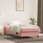 Boxspringbett mit rosa Samtmatratze 90x190 cm von vidaXL, Betten und Lattenroste - Ref: Foro24-3144308, Preis: 269,07 €, Raba...