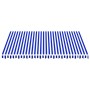 Replacement fabric for blue and white awning 4.5x3.5 m by vidaXL, Awnings - Ref: Foro24-311920, Price: 65,99 €, Discount: %