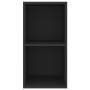 Black plywood TV wall cabinet 37x37x72 cm by vidaXL, TV Furniture - Ref: Foro24-805472, Price: 36,40 €, Discount: %