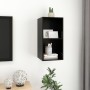 Black plywood TV wall cabinet 37x37x72 cm by vidaXL, TV Furniture - Ref: Foro24-805472, Price: 36,40 €, Discount: %