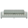 Sofá cama con colchón terciopelo gris claro 90x190 cm de vidaXL, Camas y somieres - Ref: Foro24-3196918, Precio: 391,57 €, De...