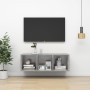 Mueble TV pared madera contrachapada hormigón 37x37x107 cm de vidaXL, Muebles TV - Ref: Foro24-805484, Precio: 46,40 €, Descu...