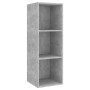 Mueble TV pared madera contrachapada hormigón 37x37x107 cm de vidaXL, Muebles TV - Ref: Foro24-805484, Precio: 46,40 €, Descu...