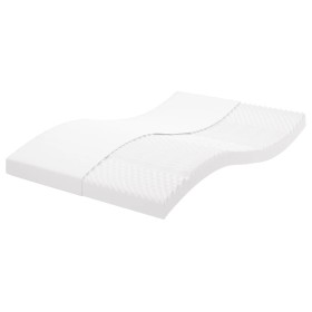 7-zone foam mattress hardness 20 ILD white 140x200 cm by vidaXL, Mattresses - Ref: Foro24-356356, Price: 146,26 €, Discount: %