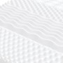 7-zone foam mattress hardness 20 ILD white 180x200 cm by vidaXL, Mattresses - Ref: Foro24-356358, Price: 171,46 €, Discount: %