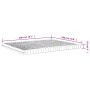 7-zone foam mattress hardness 20 ILD white 180x200 cm by vidaXL, Mattresses - Ref: Foro24-356358, Price: 171,46 €, Discount: %