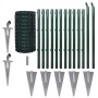 Green steel euro fence set 25x0.8 m by vidaXL, fence panels - Ref: Foro24-140560, Price: 192,92 €, Discount: %