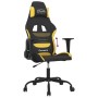 Gaming-Stuhl aus gelbem und schwarzem Stoff von vidaXL, Gaming-Stühle - Ref: Foro24-3143715, Preis: 119,33 €, Rabatt: %