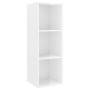 Glänzend weißer Wand-TV-Schrank aus Sperrholz, 37 x 37 x 107 cm von vidaXL, TV-Möbel - Ref: Foro24-805486, Preis: 41,27 €, Ra...