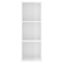 Glänzend weißer Wand-TV-Schrank aus Sperrholz, 37 x 37 x 107 cm von vidaXL, TV-Möbel - Ref: Foro24-805486, Preis: 51,52 €, Ra...