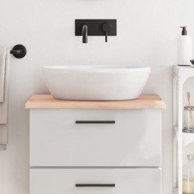 Encimera de baño madera maciza sin tratar 60x40x6 cm de vidaXL, Encimeras - Ref: Foro24-3156011, Precio: 45,99 €, Descuento: %