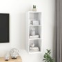 Glänzend weißer Wand-TV-Schrank aus Sperrholz, 37 x 37 x 107 cm von vidaXL, TV-Möbel - Ref: Foro24-805486, Preis: 51,52 €, Ra...