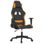 Gaming-Stuhl aus schwarzem und orangefarbenem Stoff von vidaXL, Gaming-Stühle - Ref: Foro24-3143737, Preis: 124,78 €, Rabatt: %